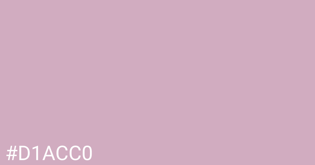Hex color #d1acc0 graphic