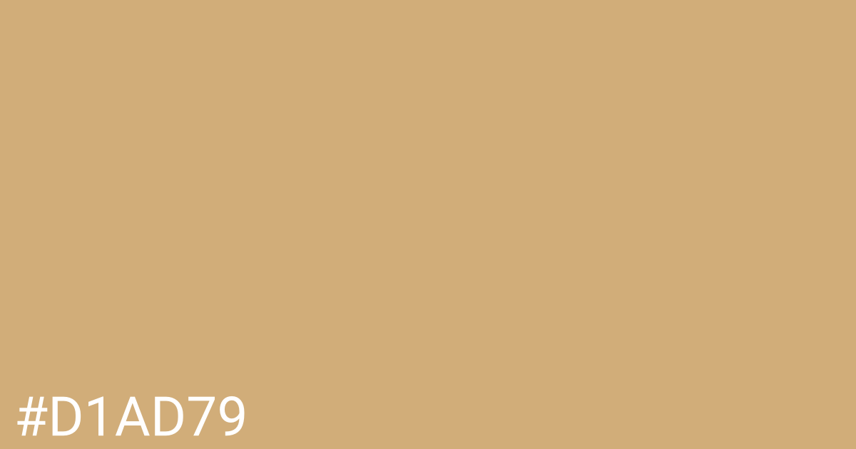 Hex color #d1ad79 graphic