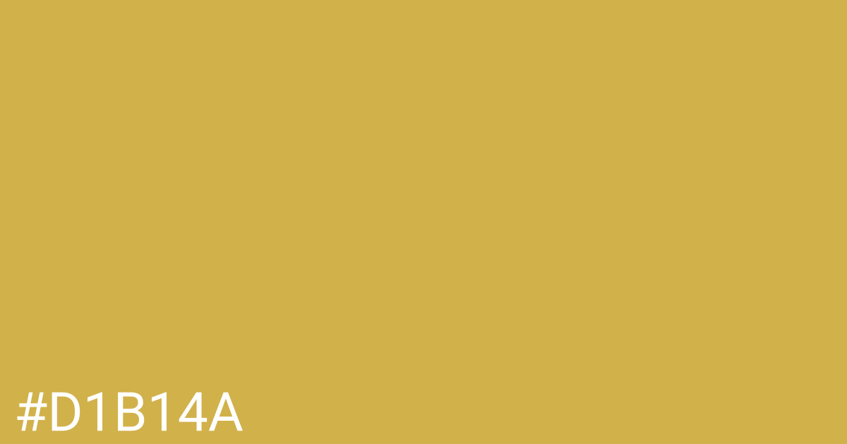 Hex color #d1b14a graphic