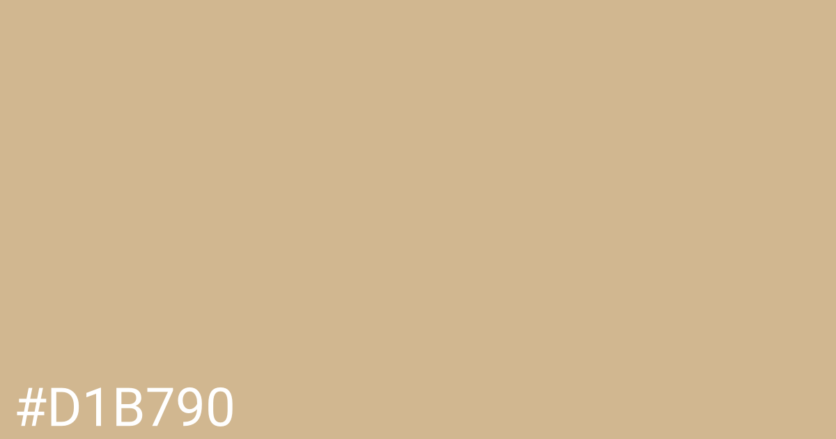 Hex color #d1b790 graphic