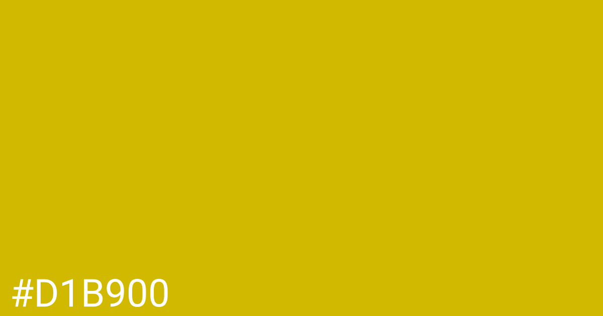 Hex color #d1b900 graphic