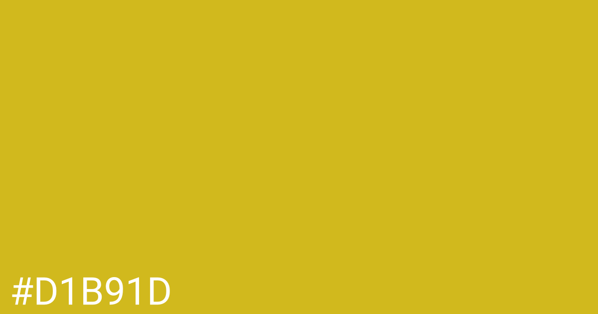 Hex color #d1b91d graphic