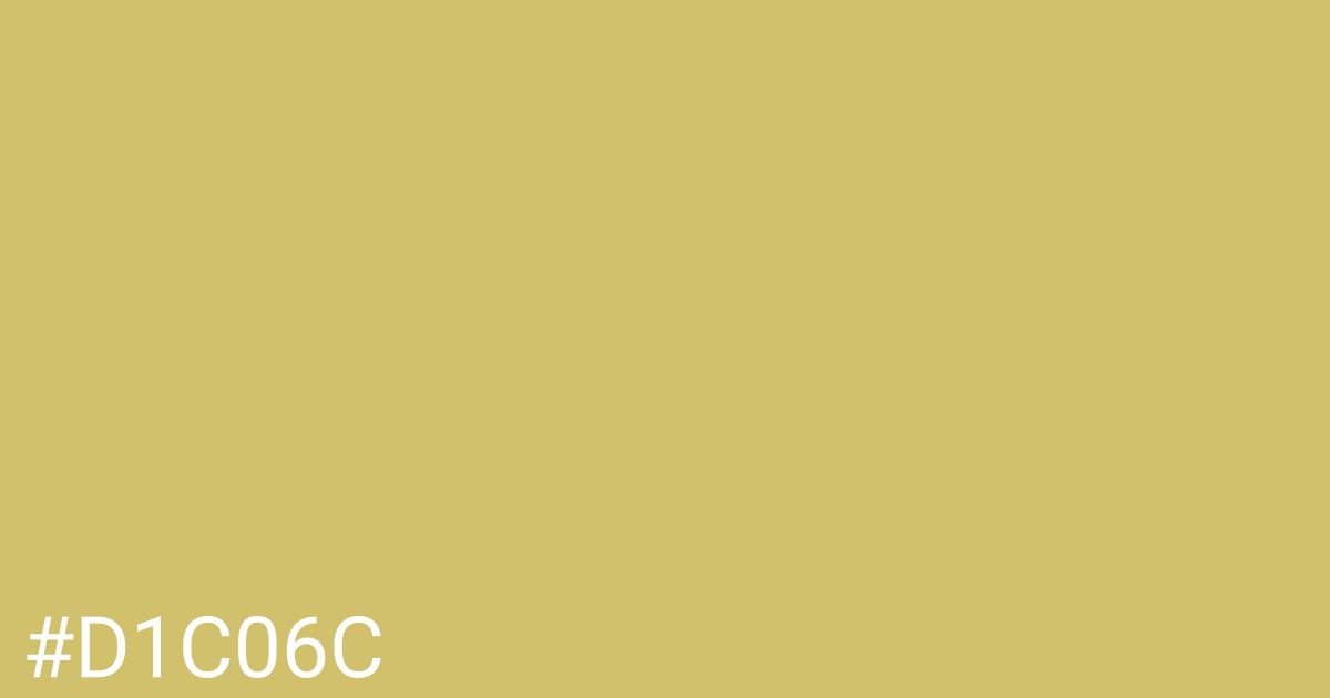 Hex color #d1c06c graphic