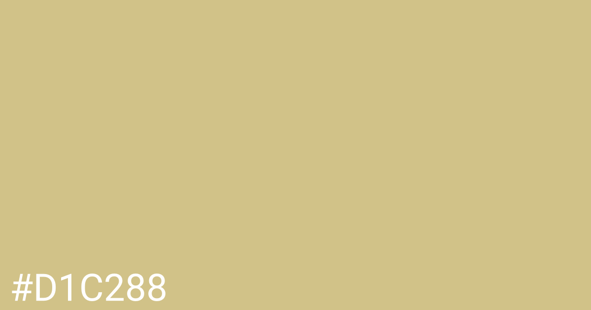 Hex color #d1c288 graphic