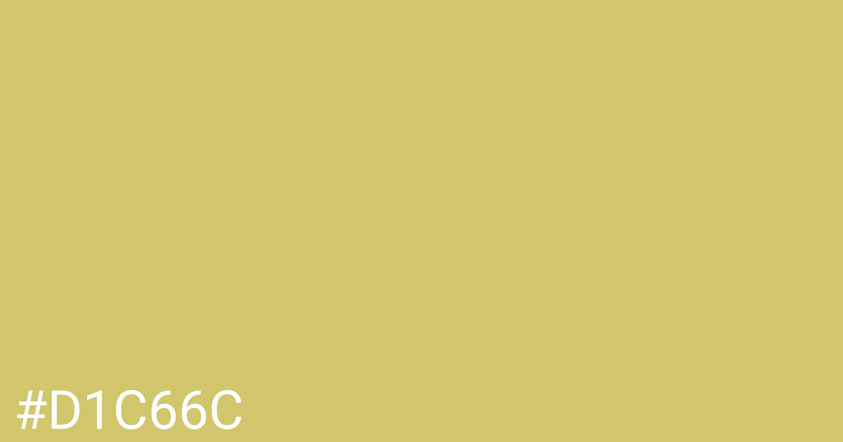 Hex color #d1c66c graphic