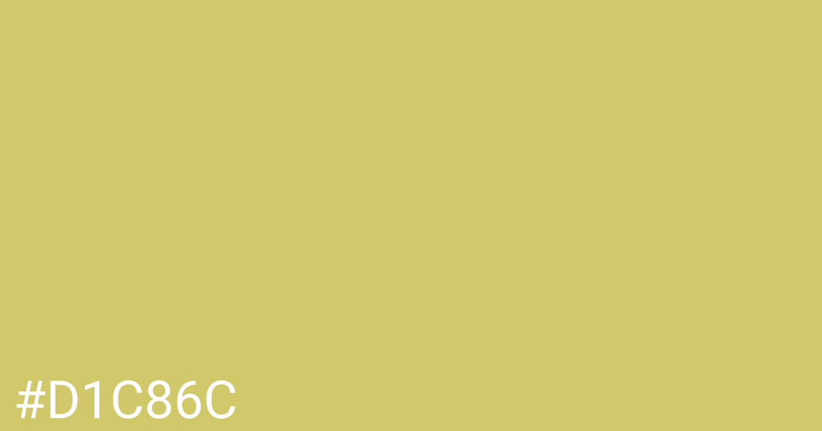 Hex color #d1c86c graphic