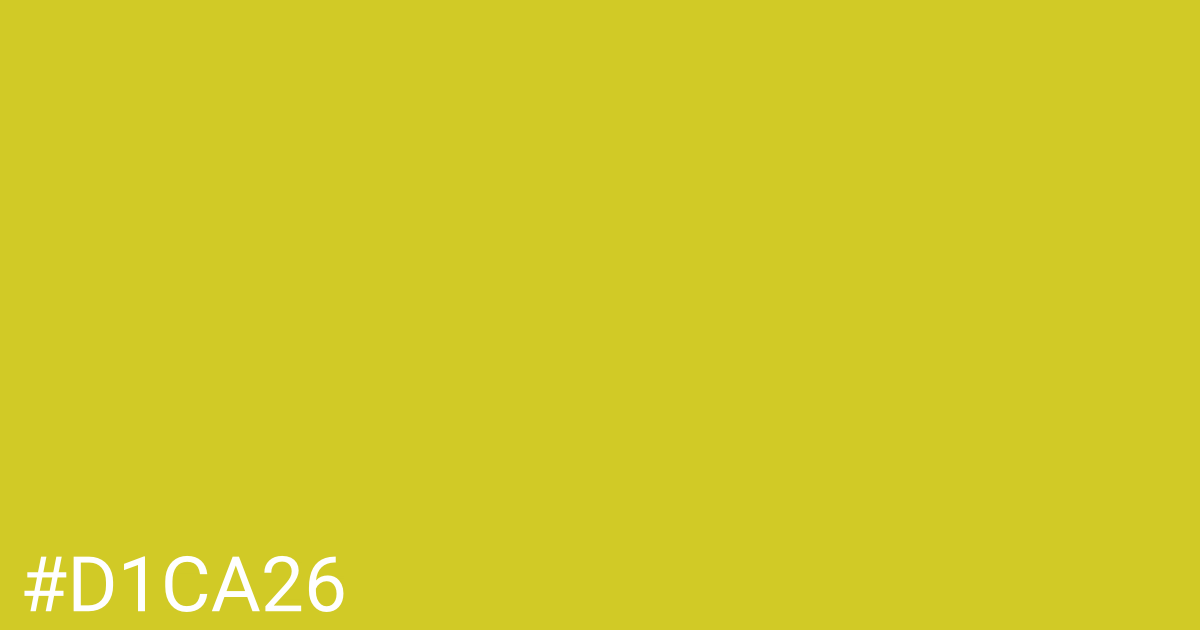 Hex color #d1ca26 graphic