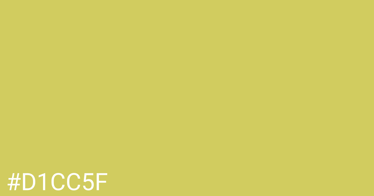 Hex color #d1cc5f graphic