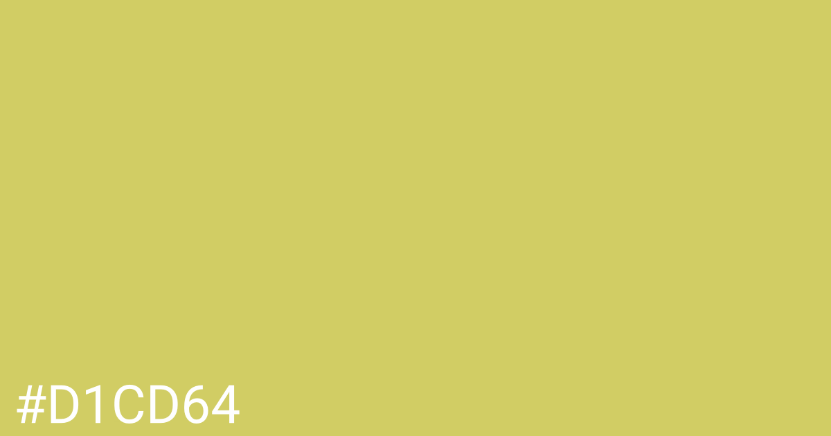 Hex color #d1cd64 graphic