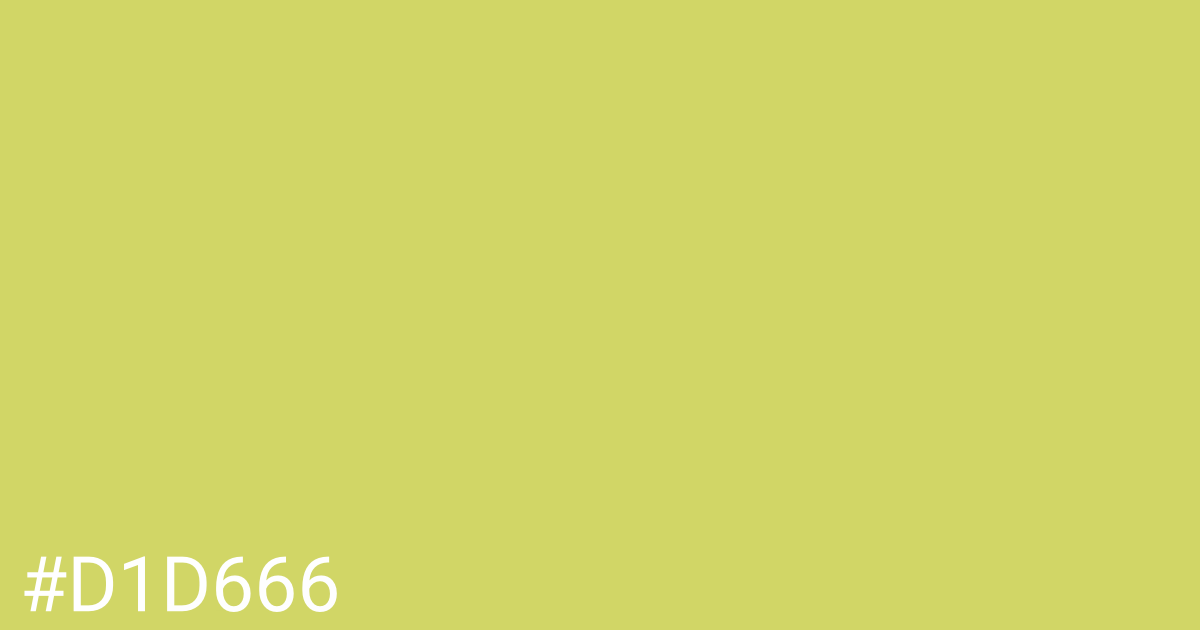 Hex color #d1d666 graphic