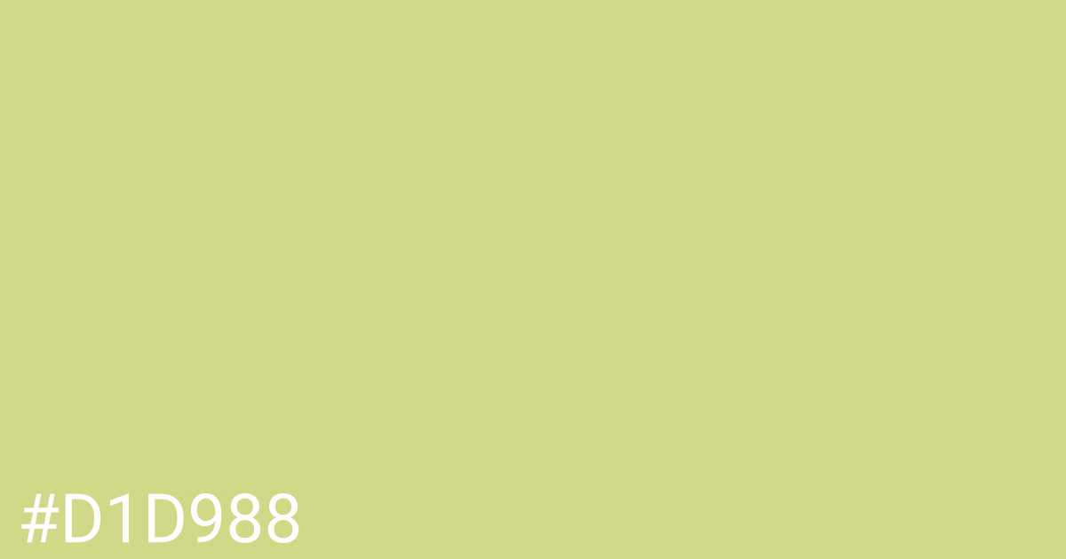 Hex color #d1d988 graphic