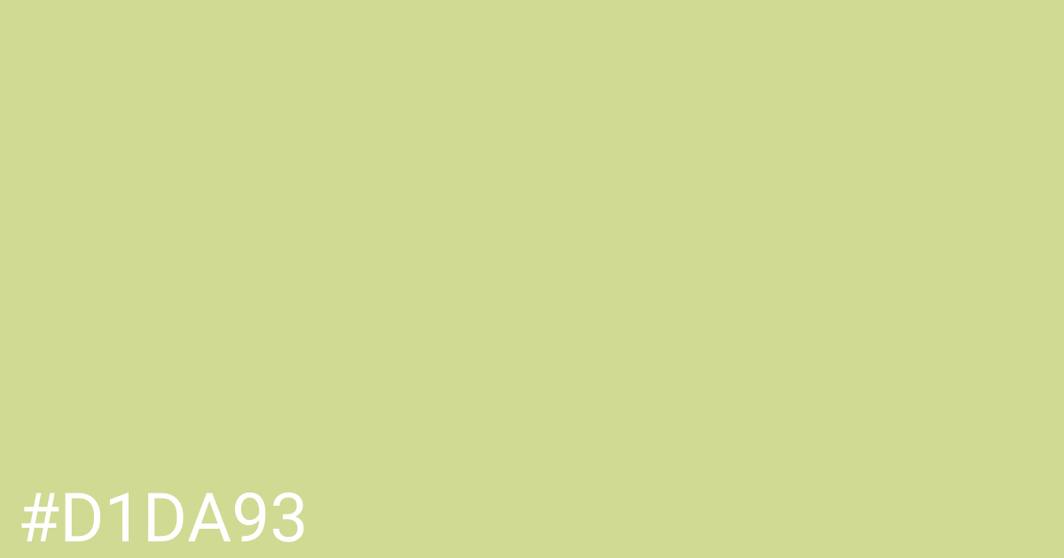 Hex color #d1da93 graphic
