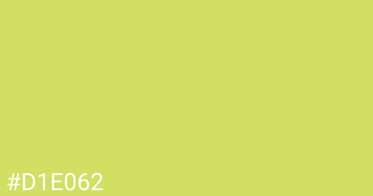 Hex color #d1e062 graphic