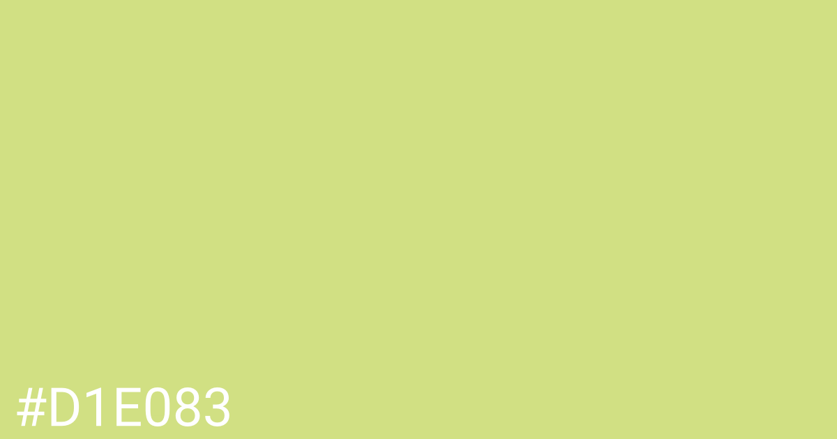 Hex color #d1e083 graphic