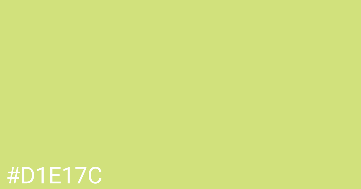 Hex color #d1e17c graphic