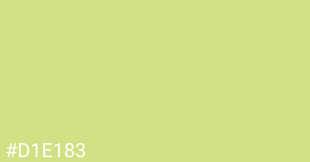 Hex color #d1e183 graphic