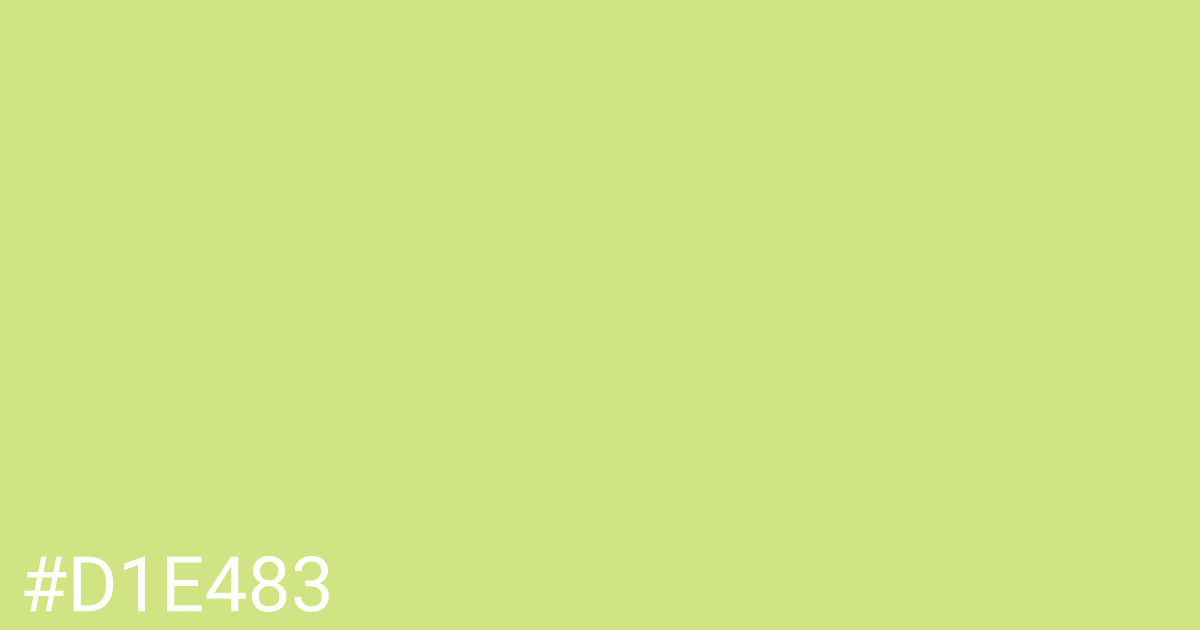 Hex color #d1e483 graphic