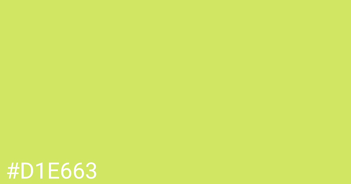 Hex color #d1e663 graphic