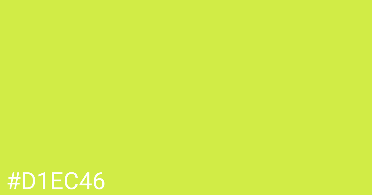Hex color #d1ec46 graphic