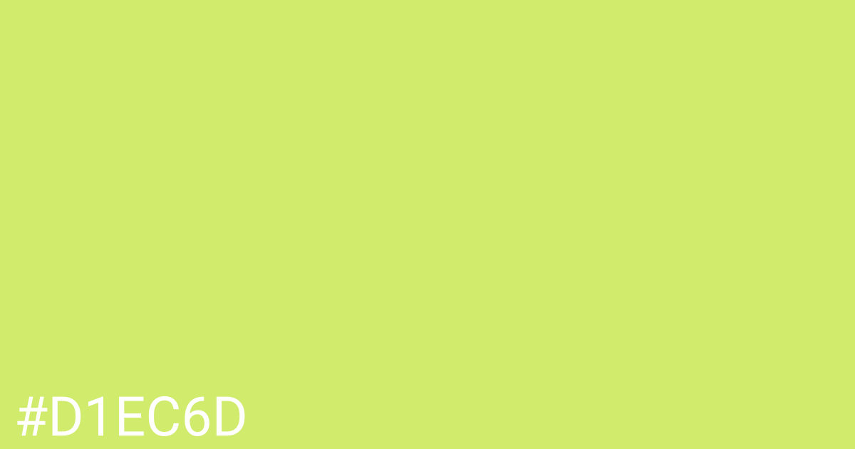 Hex color #d1ec6d graphic