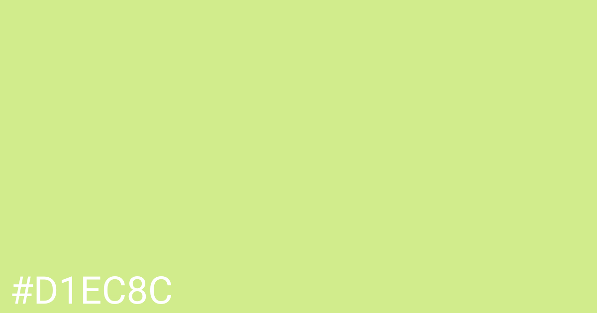 Hex color #d1ec8c graphic