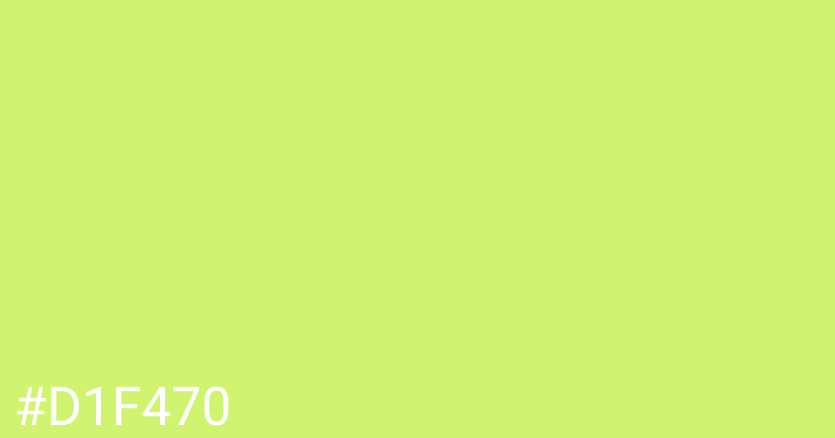 Hex color #d1f470 graphic