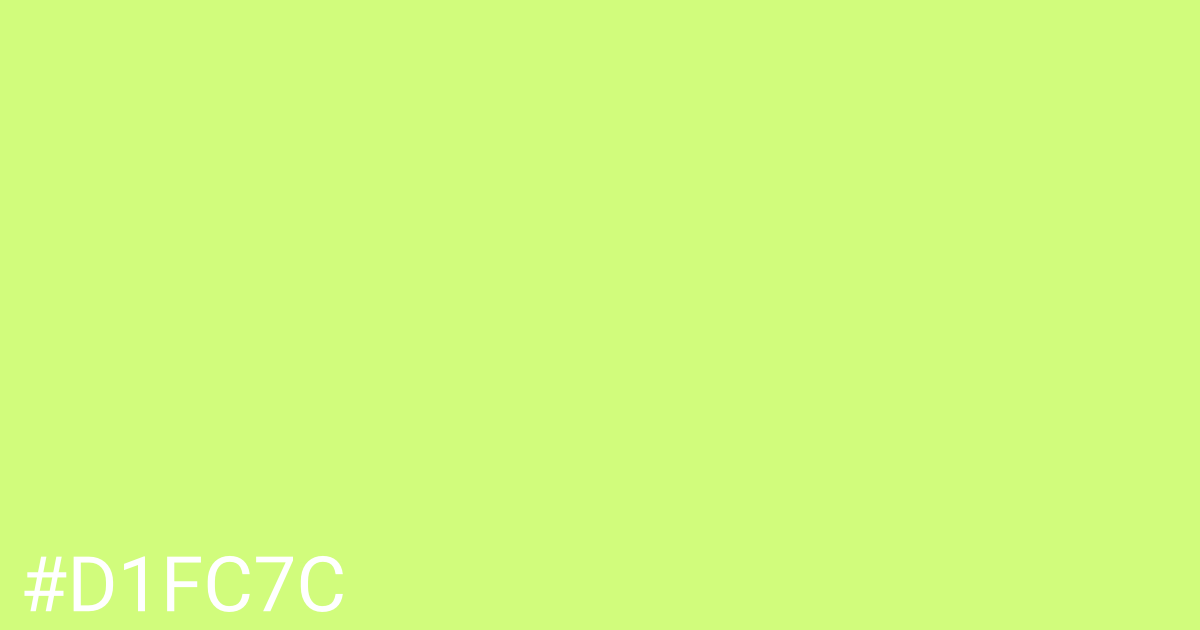 Hex color #d1fc7c graphic