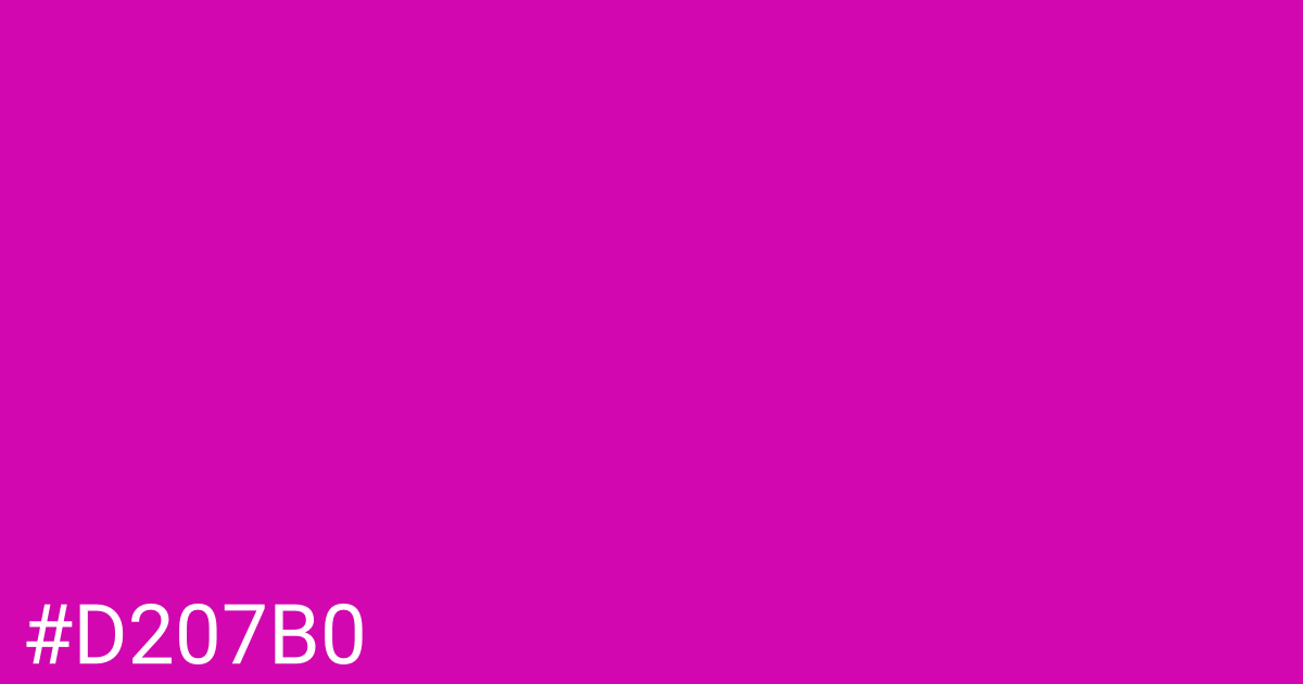 Hex color #d207b0 graphic