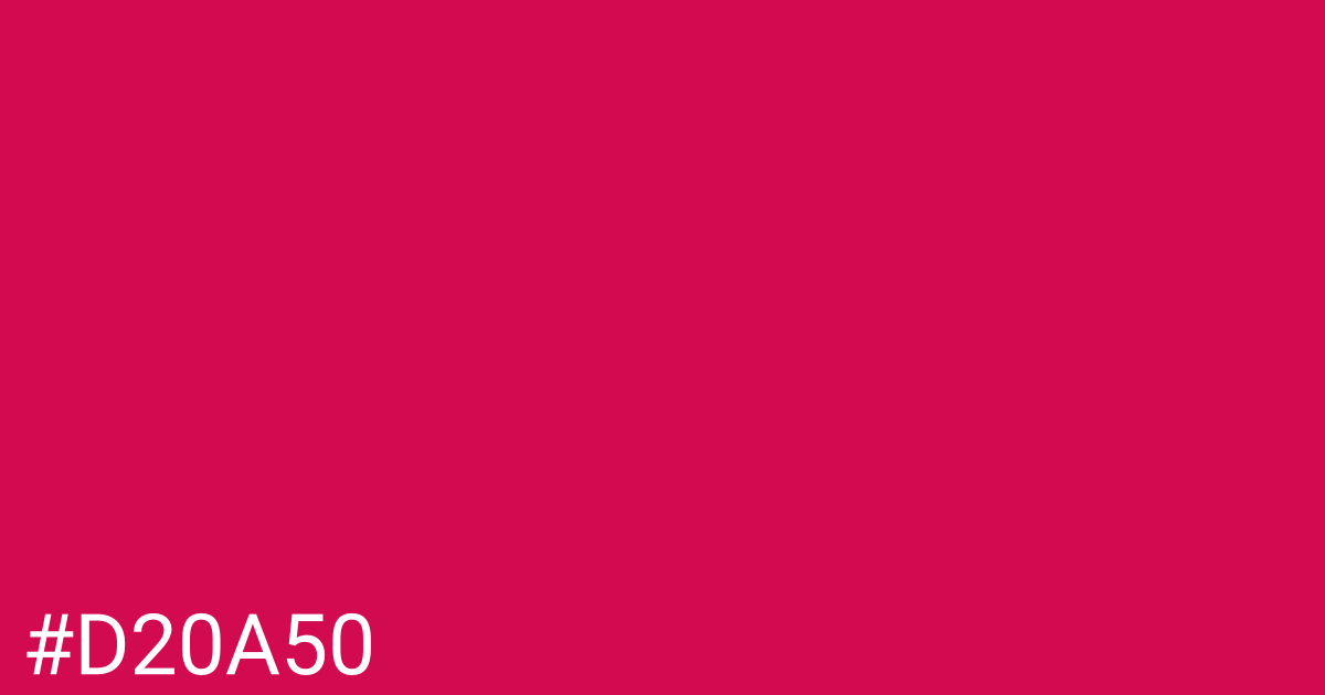 Hex color #d20a50 graphic