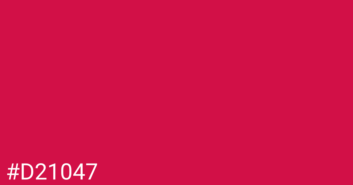 Hex color #d21047 graphic