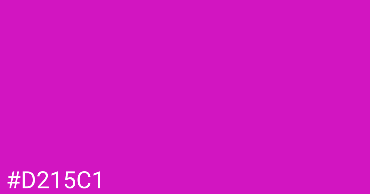 Hex color #d215c1 graphic