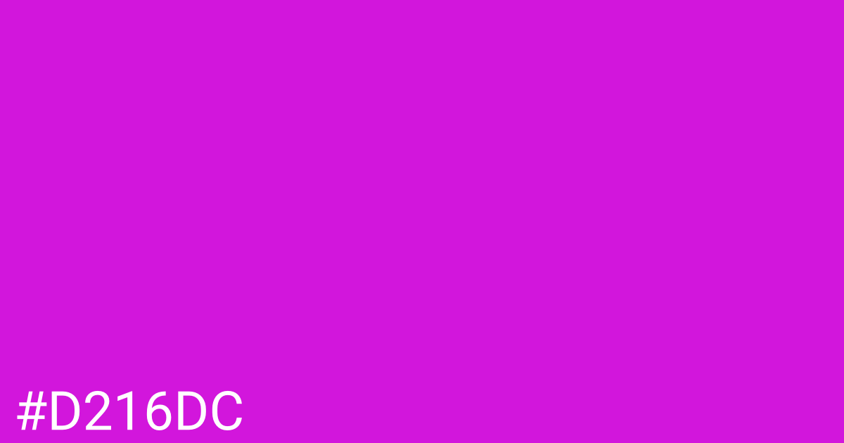 Hex color #d216dc graphic