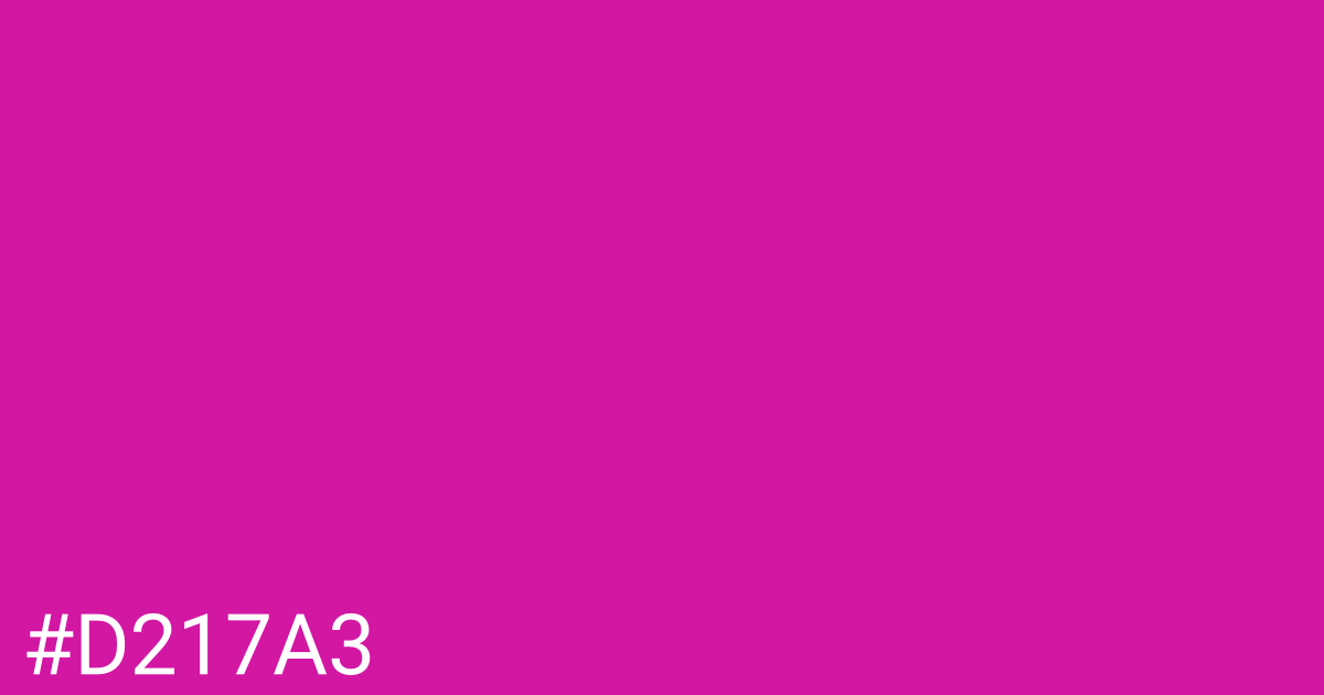 Hex color #d217a3 graphic