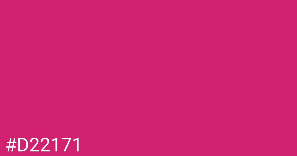 Hex color #d22171 graphic