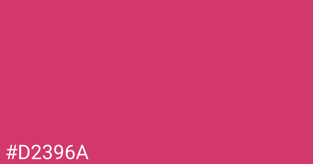 Hex color #d2396a graphic