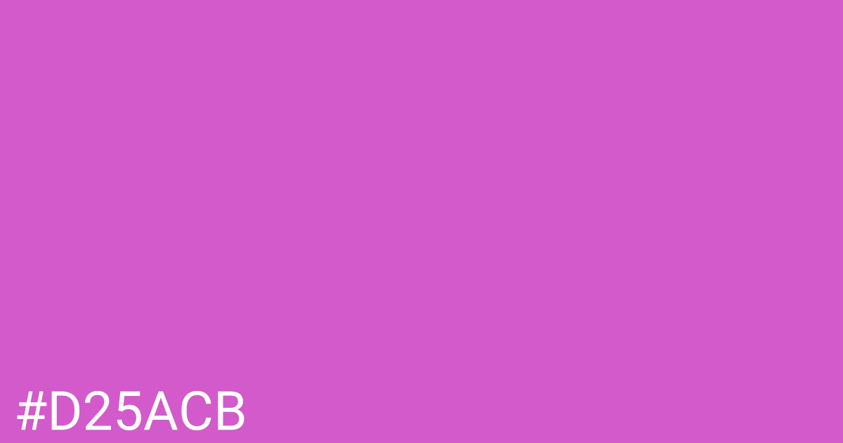 Hex color #d25acb graphic