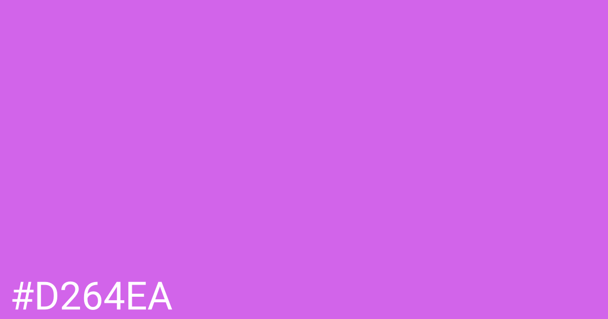 Hex color #d264ea graphic