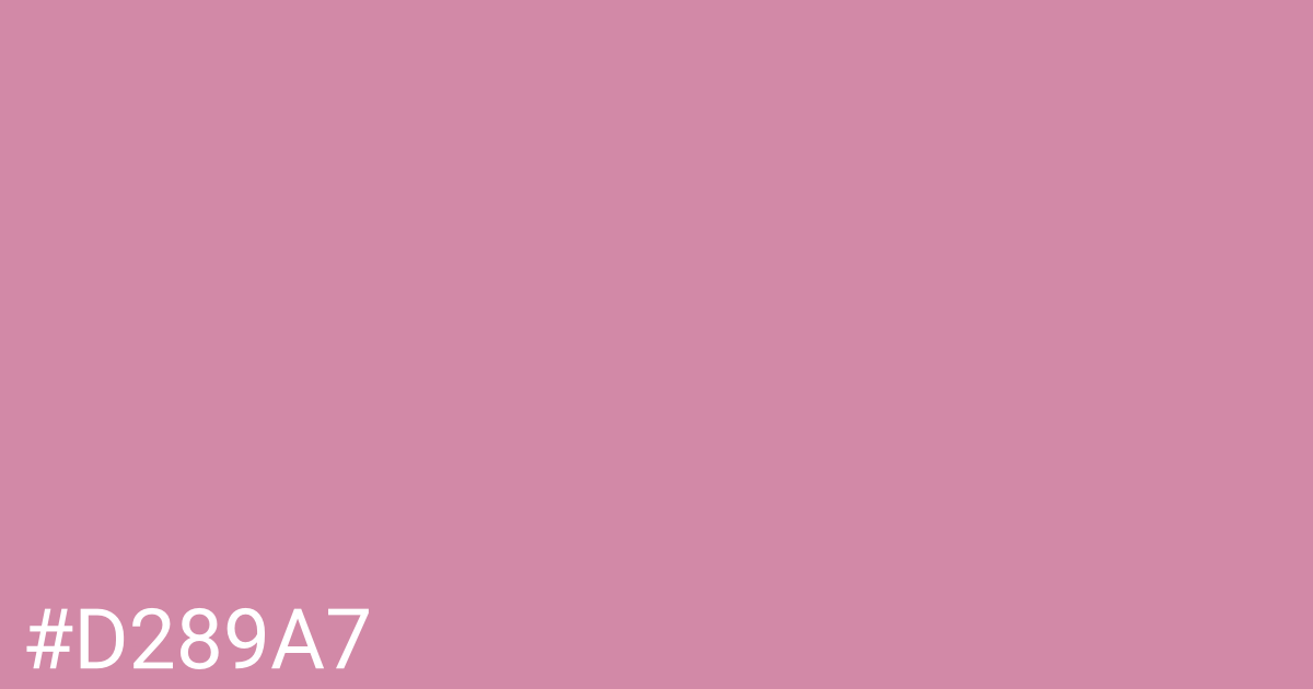 Hex color #d289a7 graphic