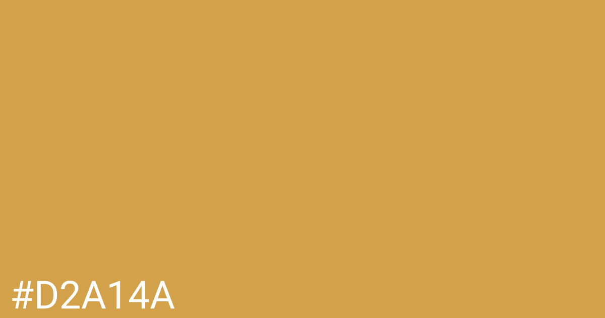 Hex color #d2a14a graphic