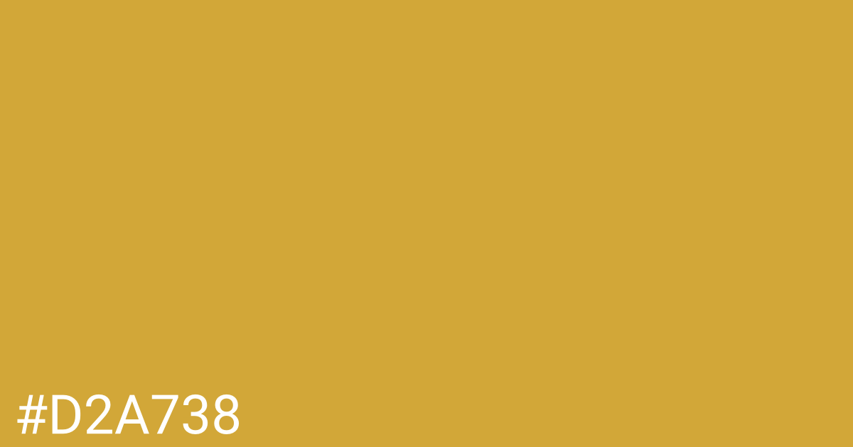 Hex color #d2a738 graphic