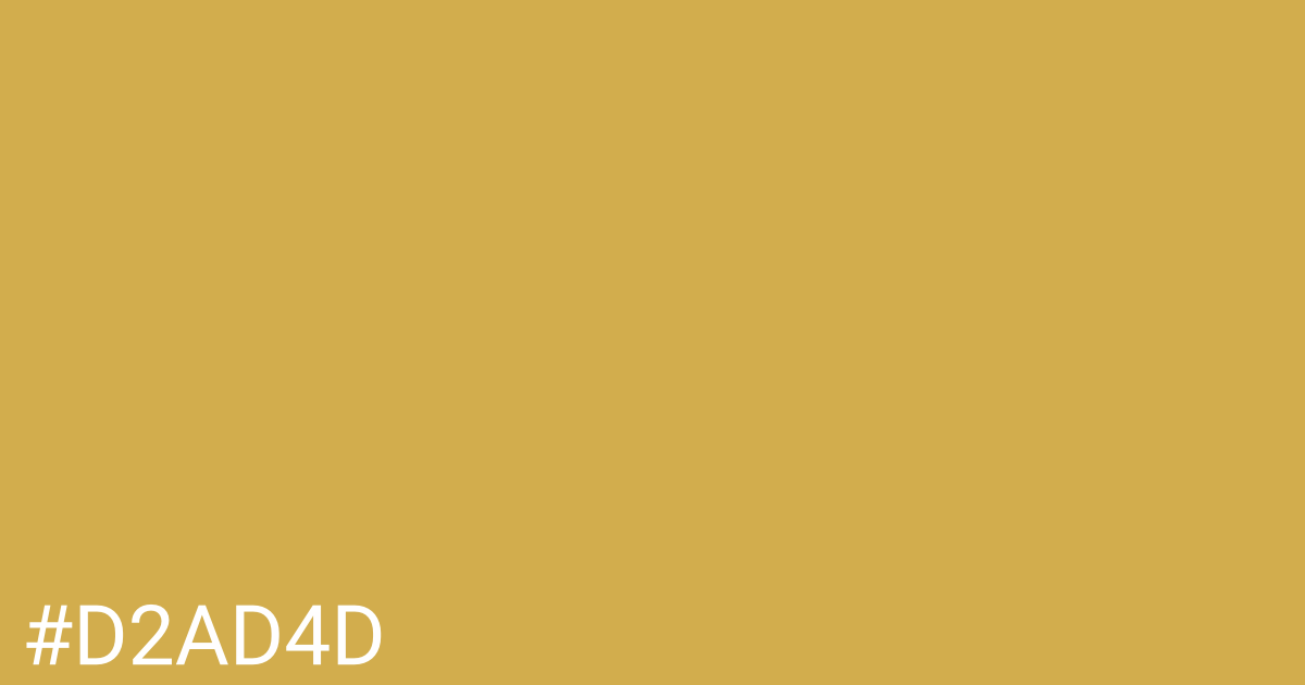 Hex color #d2ad4d graphic