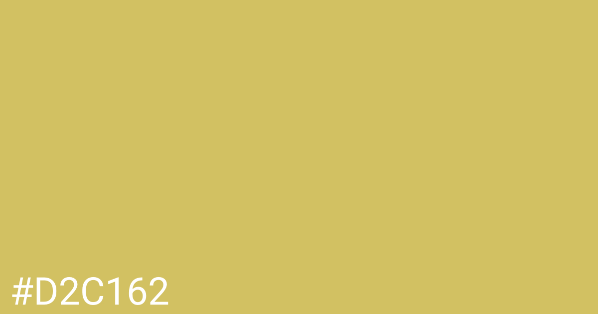 Hex color #d2c162 graphic