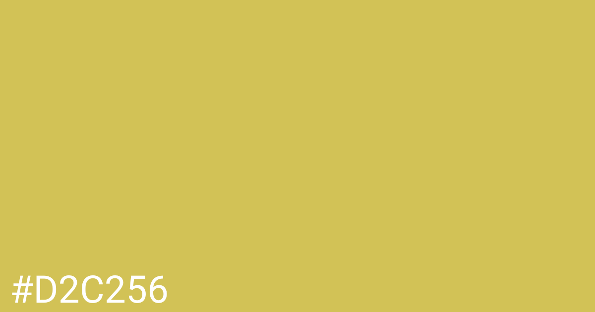 Hex color #d2c256 graphic