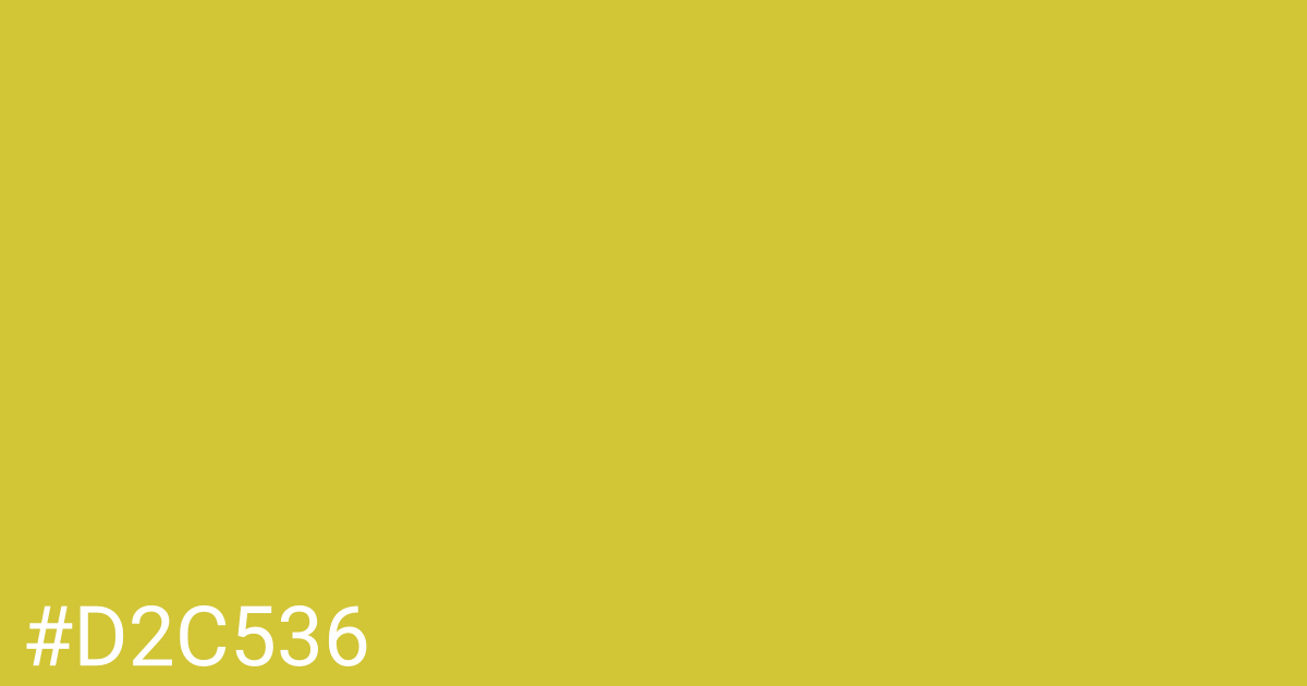Hex color #d2c536 graphic