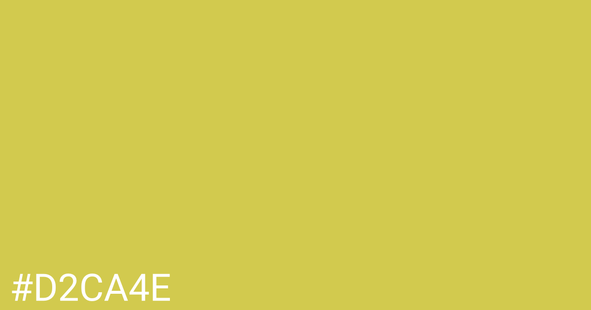 Hex color #d2ca4e graphic