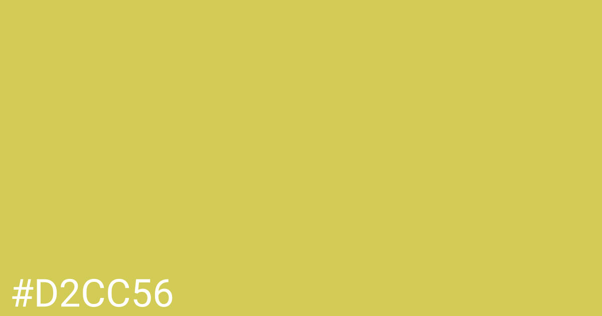 Hex color #d2cc56 graphic