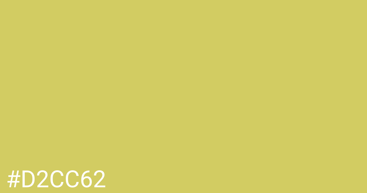 Hex color #d2cc62 graphic