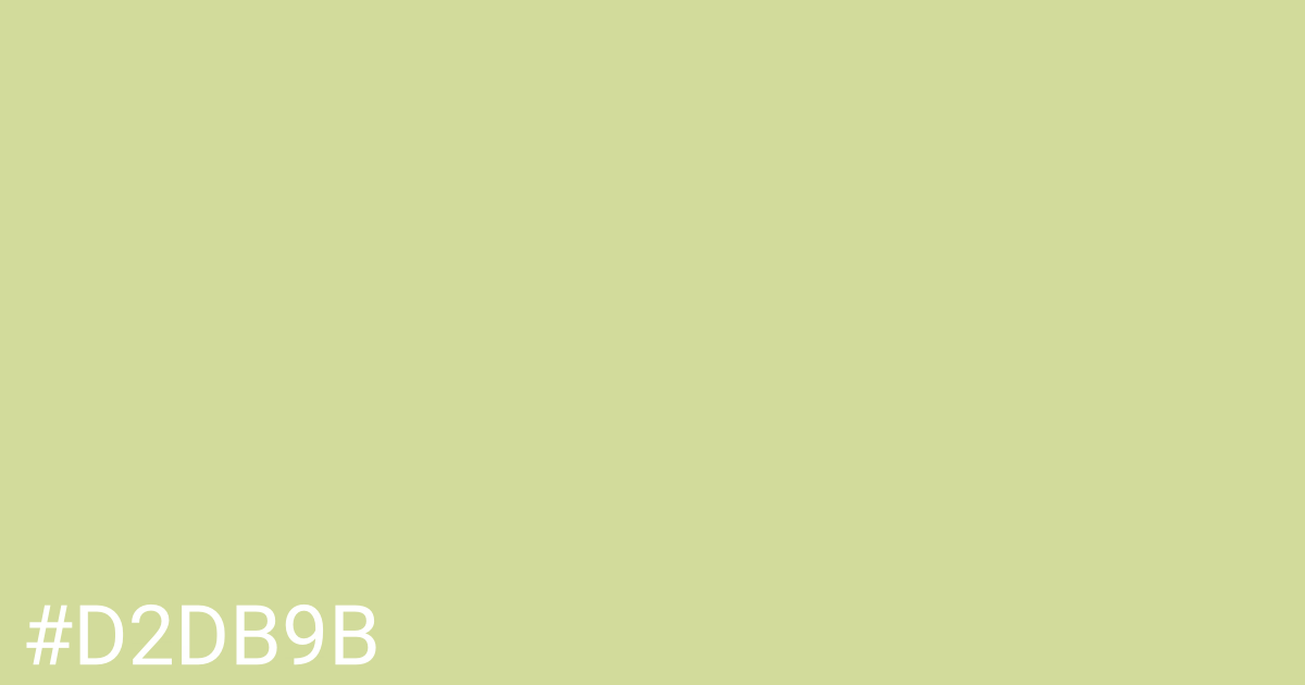 Hex color #d2db9b graphic