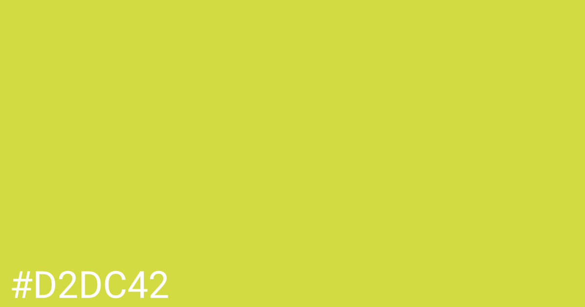 Hex color #d2dc42 graphic