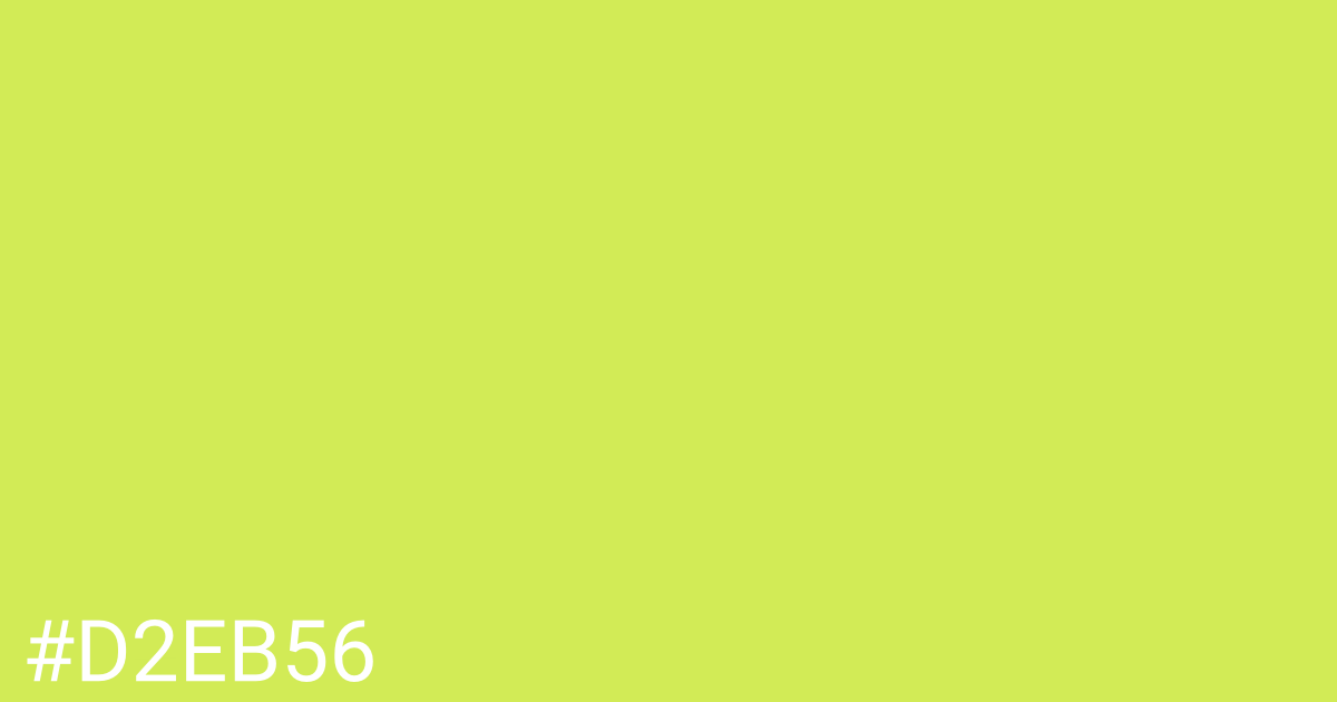 Hex color #d2eb56 graphic